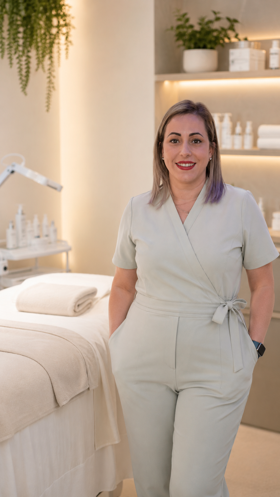 Anna Hernandez — Licensed Esthetician and founder of Pixel Skin