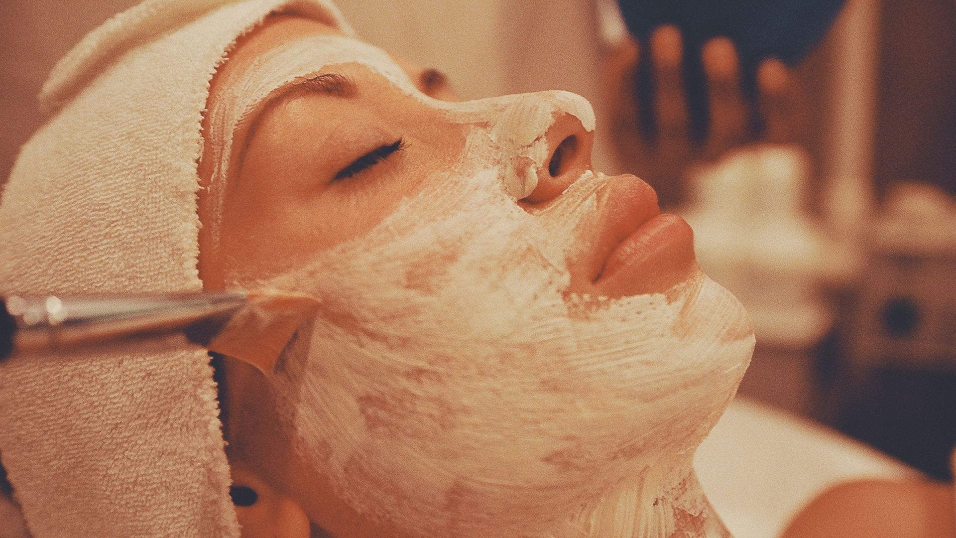 Luxury facial treatment experience